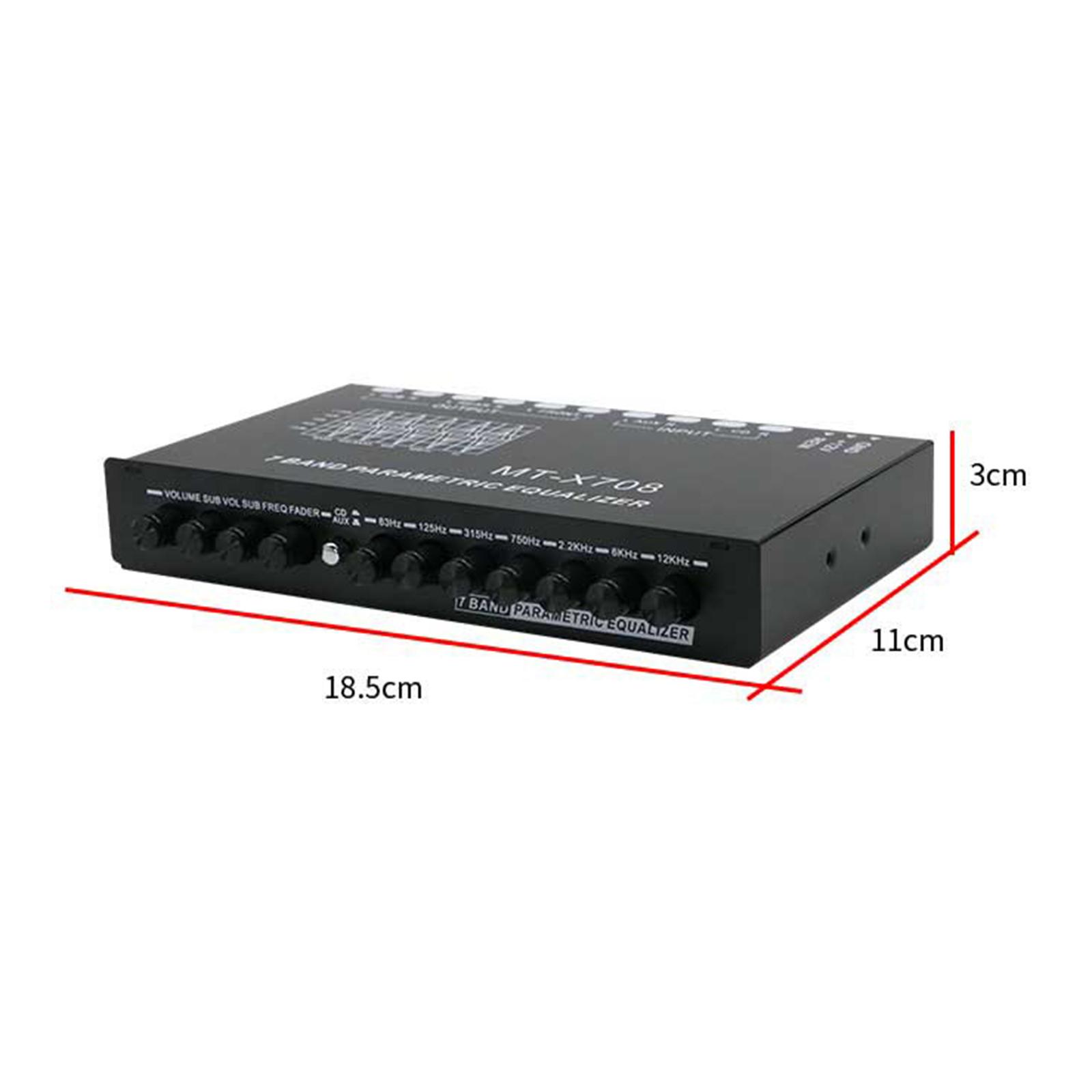 Audio Music Equalizer - 7 Bantlı EQ Ekolayzırlı DC 12V