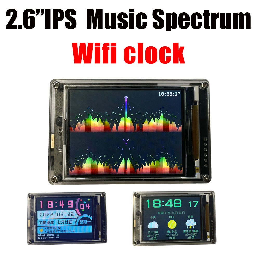 Audio Music Equalizer - 2.6 Inç IPS LCD Müzik Spektrum