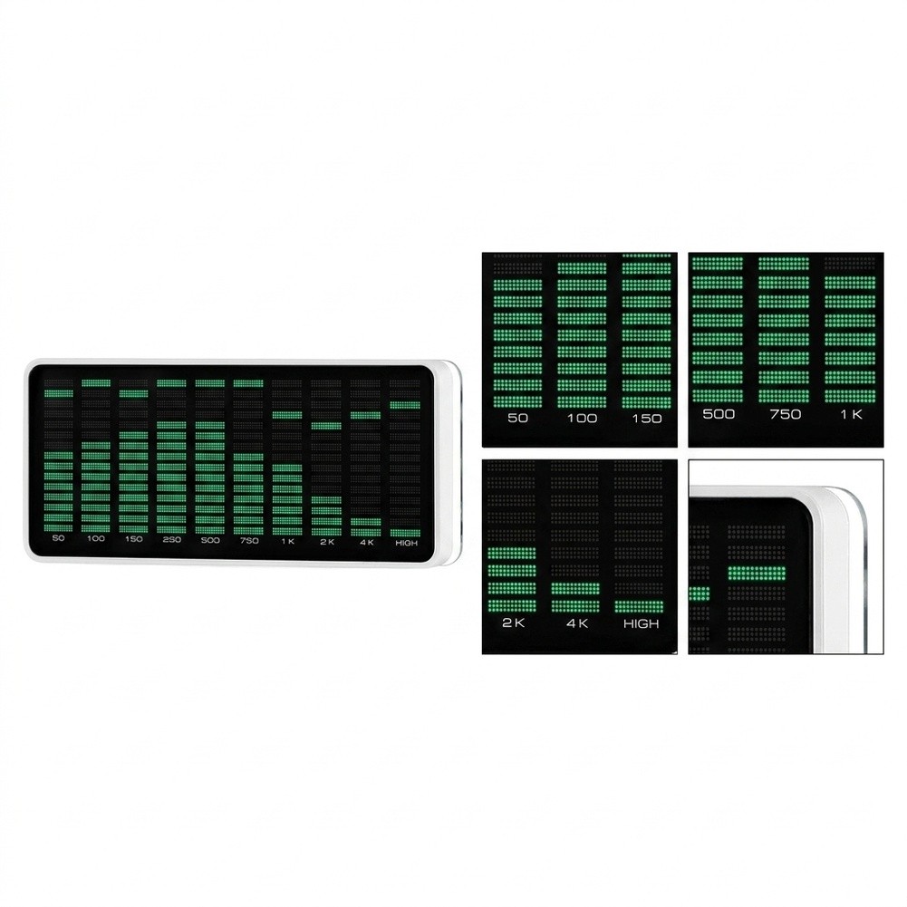 Audio Music Visualizer - 1 Adet 50Hz-20KHz Ses Analizörü Ekran