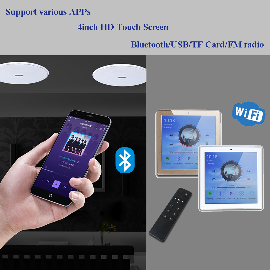 Audio Music Free Online - Android WiFi Bluetooth duvar amplifikatör dijital