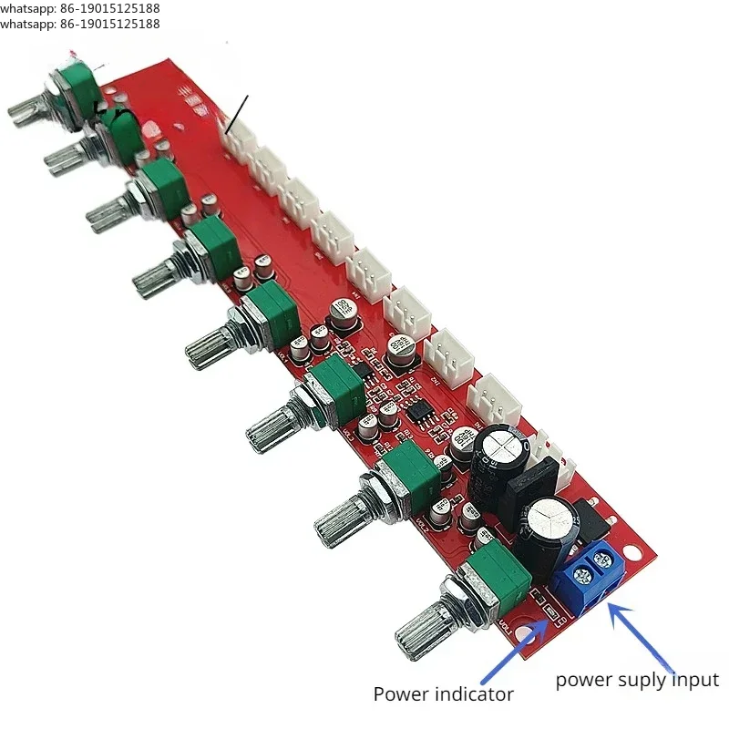 Audio Music Mixer - 8 Yollu NE5532 Ses Karıştırma Kartı