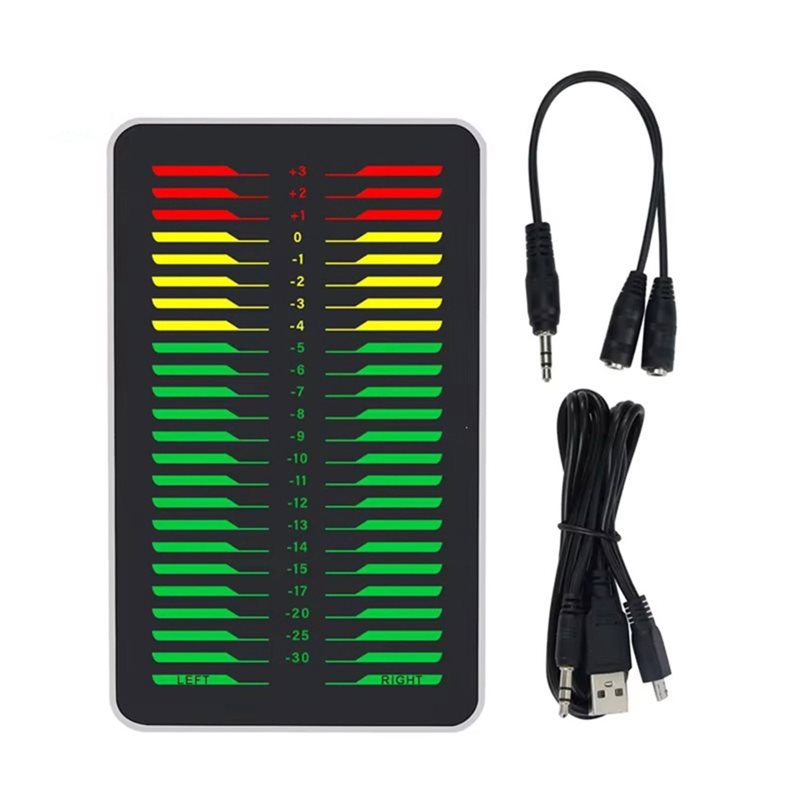Audio Music Visualizer - B50B-AK_DB24D_PRO Çift Kanallı LED Müzik Seviyesi