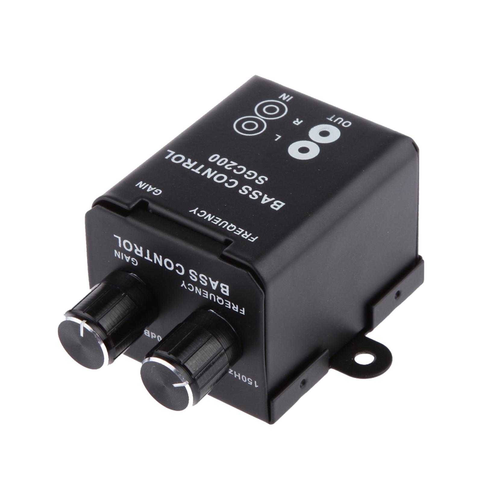 Audio Music Equalizer - Subwoofer bas uzaktan ses kontrol düğmesi