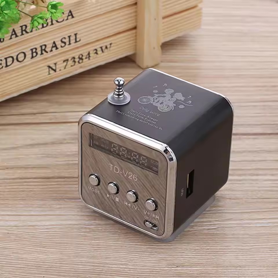 Audio Music Center - Kablosuz Radyo FM Bluetooth Hoparlör Taşınabilir