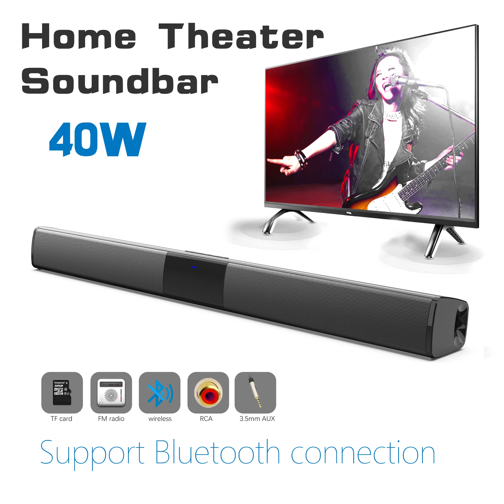 Audio Music Center - TV bilgisayar için 40W yüksek güç