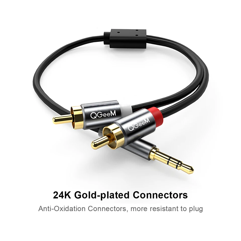 QGeeM RCA Kablosu 2RCA - 3.5mm - Audio Music Mixer incelemesi ve fiyatı