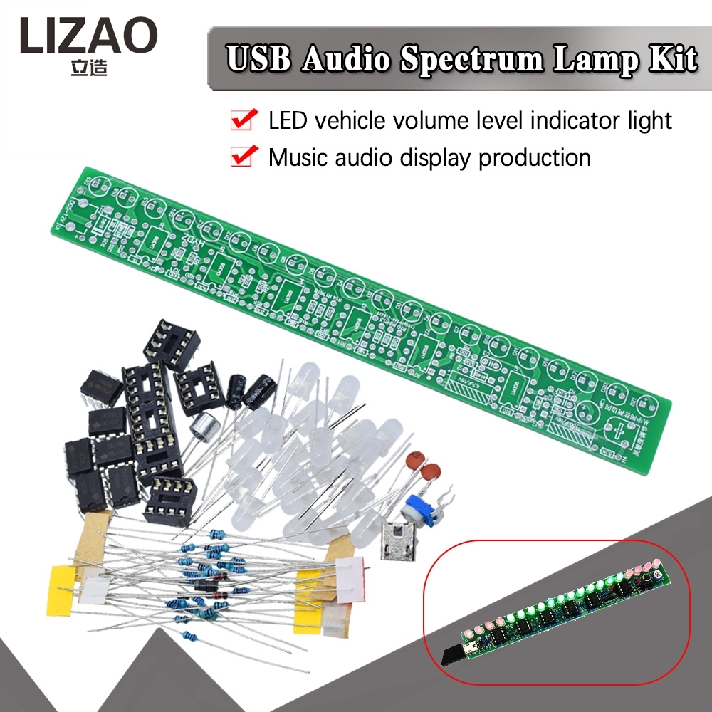 USB Ses Spektrum Lambası DIY K - Audio Music Visualizer incelemesi ve fiyatı
