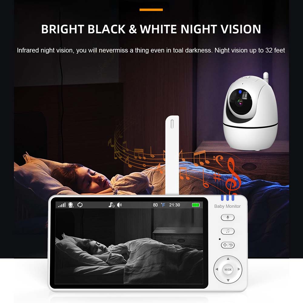 5 inç Video Bebek Monitörü, Ka - Audio Music Videos incelemesi ve fiyatı