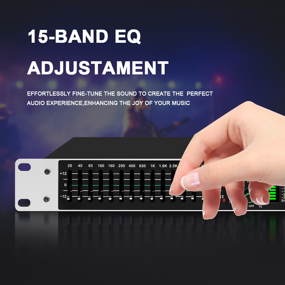 Eq215 Çift 15 Bantlı Grafik Ek - Audio Music Mixer incelemesi ve fiyatı