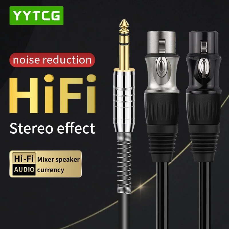 YYTCG Hifi 6.5 2xlr Aduio kabl - Audio Music Mixer incelemesi ve fiyatı