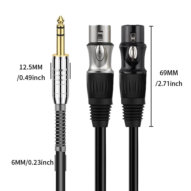 YYTCG Hifi 6.5 2xlr Aduio kabl - Audio Music Mixer incelemesi ve fiyatı