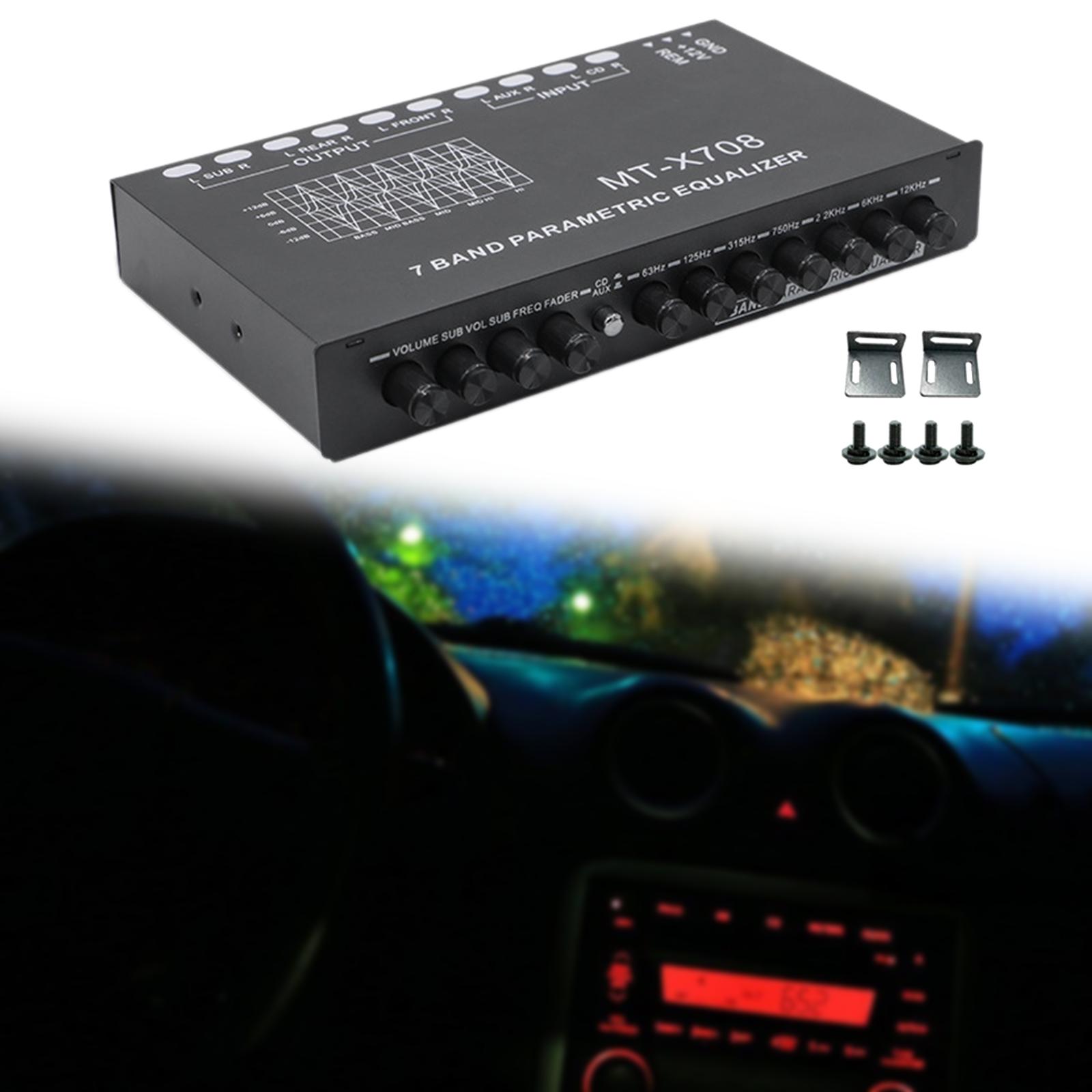 7 Bantlı EQ Ekolayzırlı DC 12V - Audio Music Equalizer incelemesi ve fiyatı