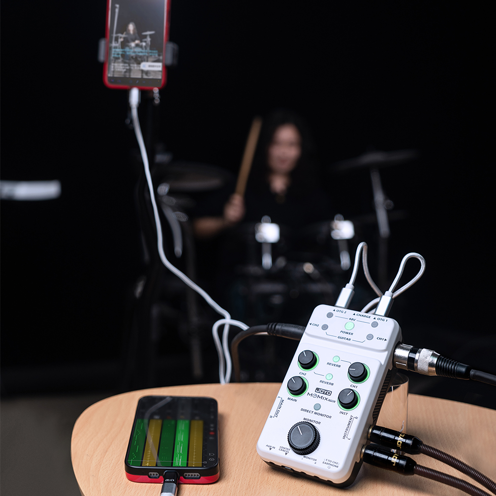 JOYO Ses Mikseri MOMIX PRO Mik - Audio Music Mixer incelemesi ve fiyatı