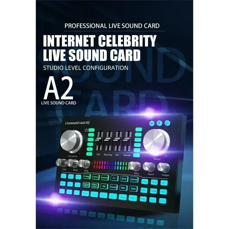 A2 Ses Kartı canlı Ses Kartı B - Audio Music Mixer incelemesi ve fiyatı
