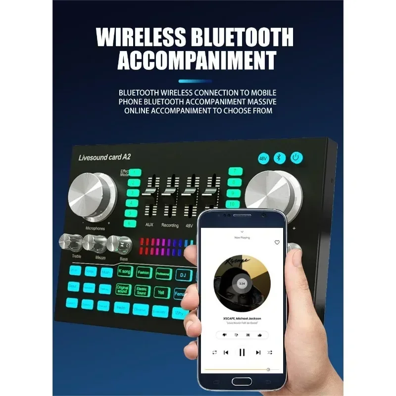 A2 Ses Kartı canlı Ses Kartı B - Audio Music Mixer incelemesi ve fiyatı