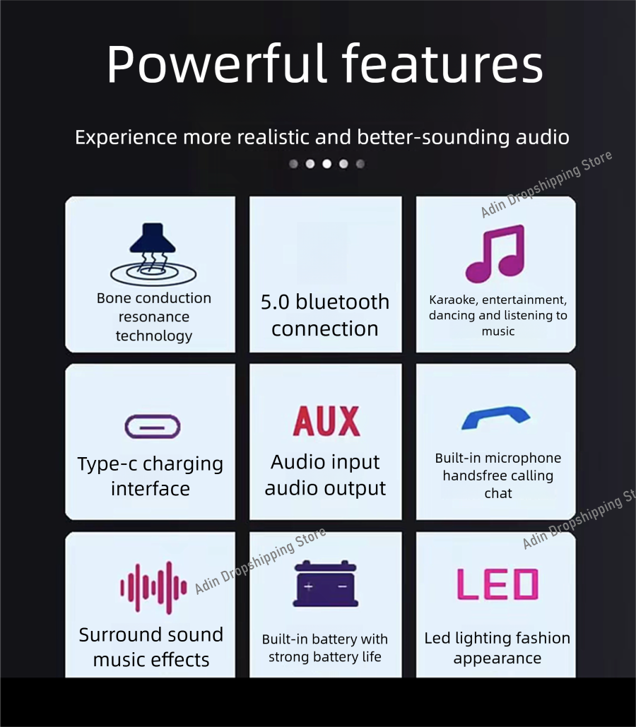 Adin 26w Titreşim Bluetooth Ho - Audio Music Center incelemesi ve fiyatı