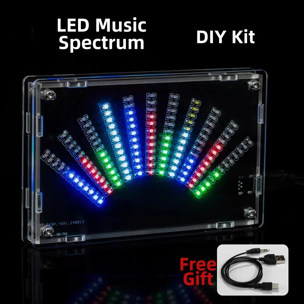 DIY LED Müzik Spektrum Gösterg - Audio Music Visualizer incelemesi ve fiyatı