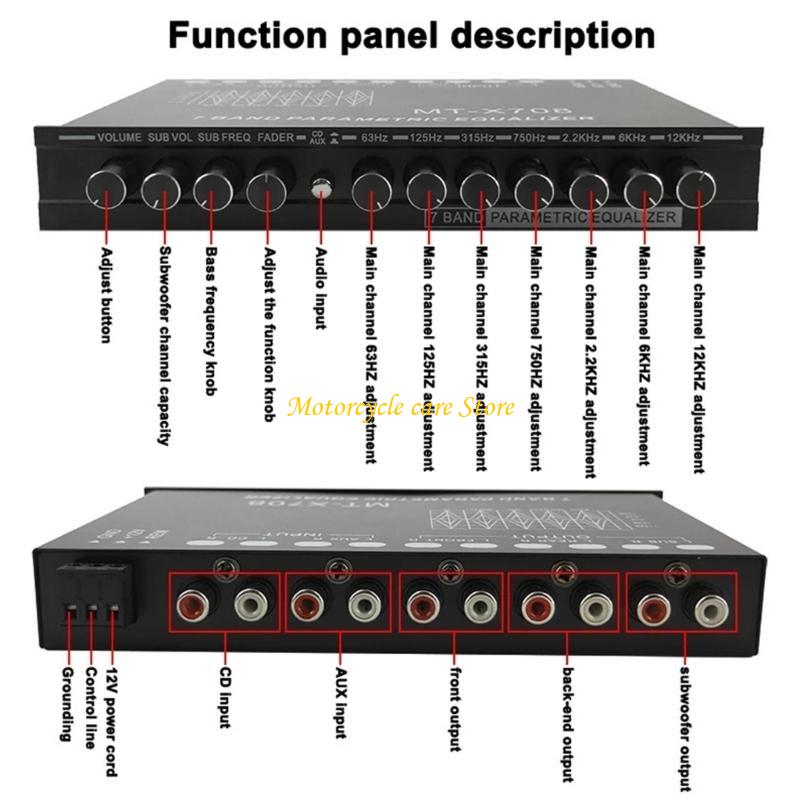 Yenilikçi 7 Bantlı Araç Stereo - Audio Music Equalizer incelemesi ve fiyatı