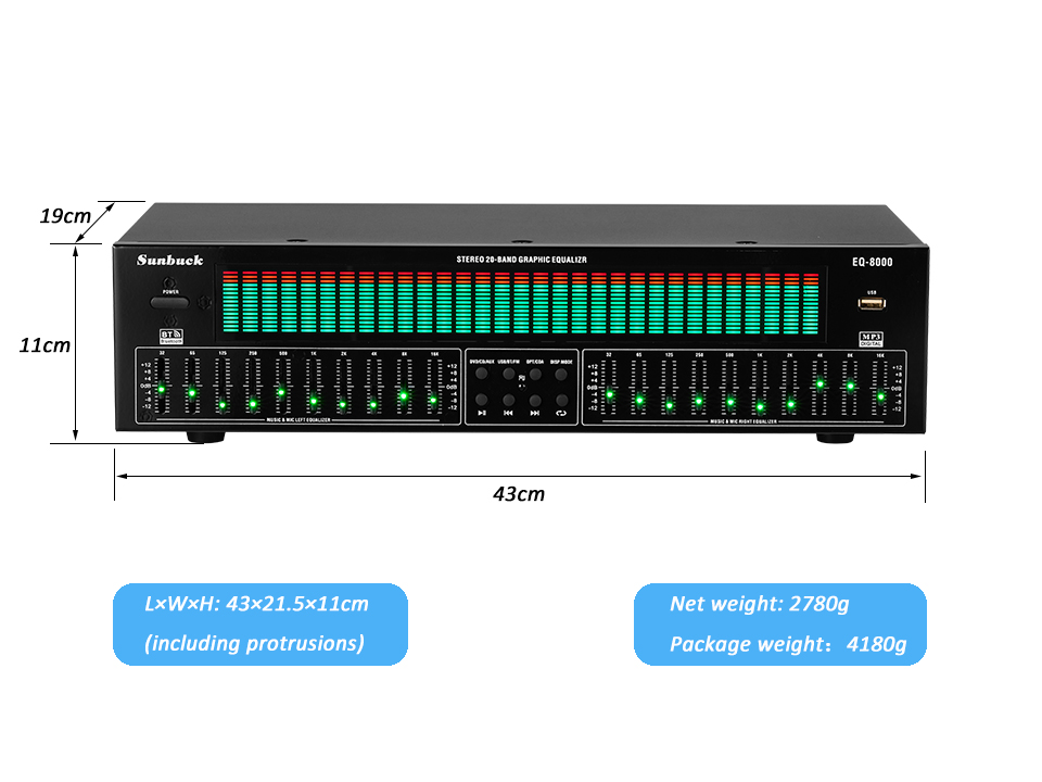 Yeni EQ ekolayzır müzik spektr - Audio Music Equalizer incelemesi ve fiyatı