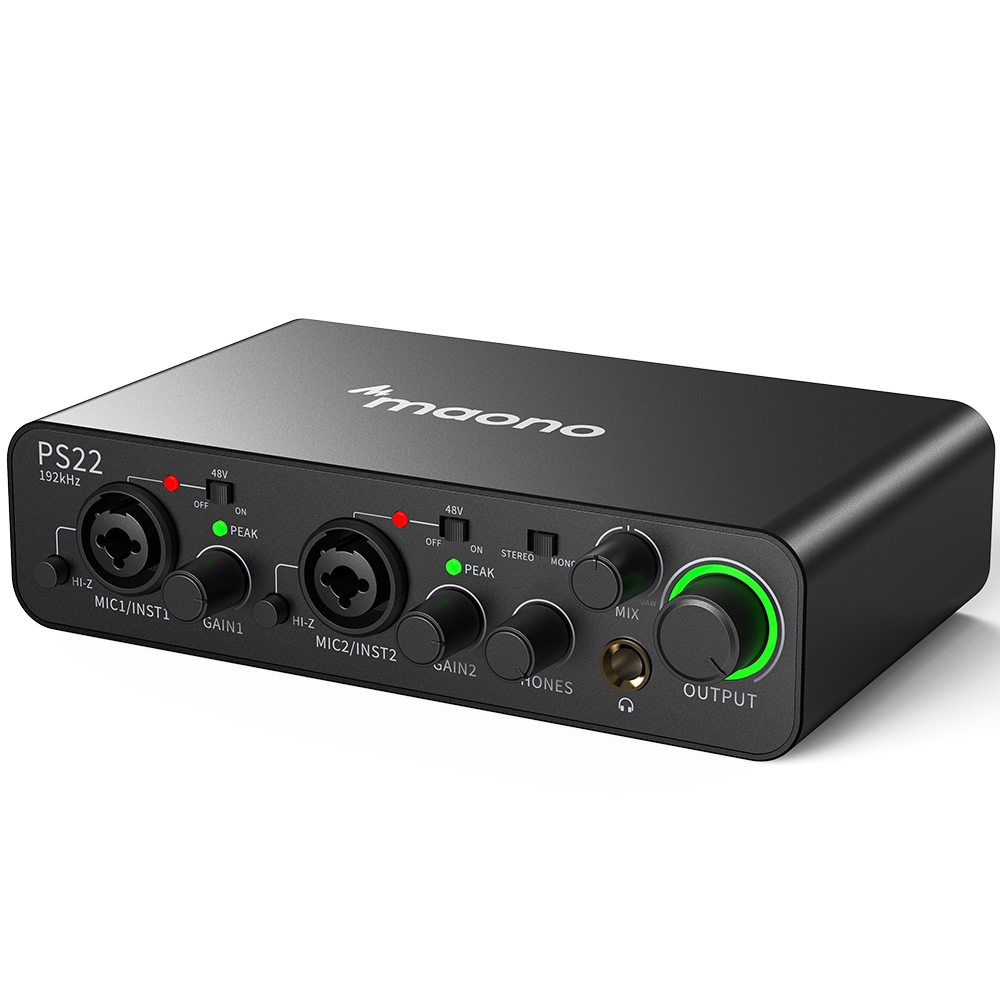 MAONO PS22 Profesyonel Ses Kar - Audio Music Software incelemesi ve fiyatı