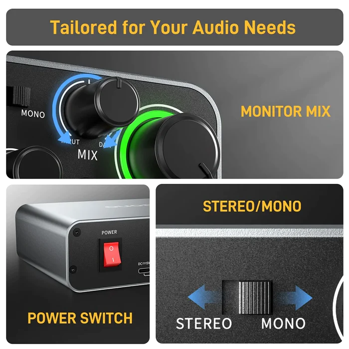 MAONO PS22 Profesyonel Ses Kar - Audio Music Software incelemesi ve fiyatı